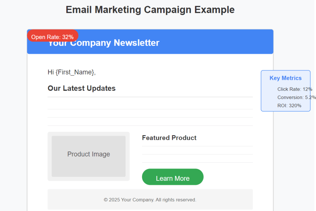 Example of effective email marketing campaign